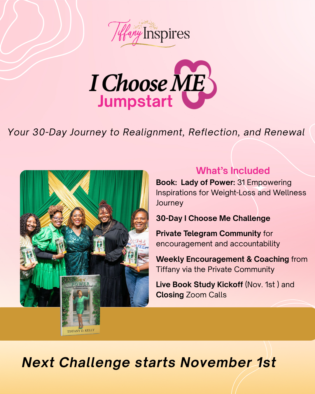 The I Choose Me 30-Day Book Study & Challenge Experience