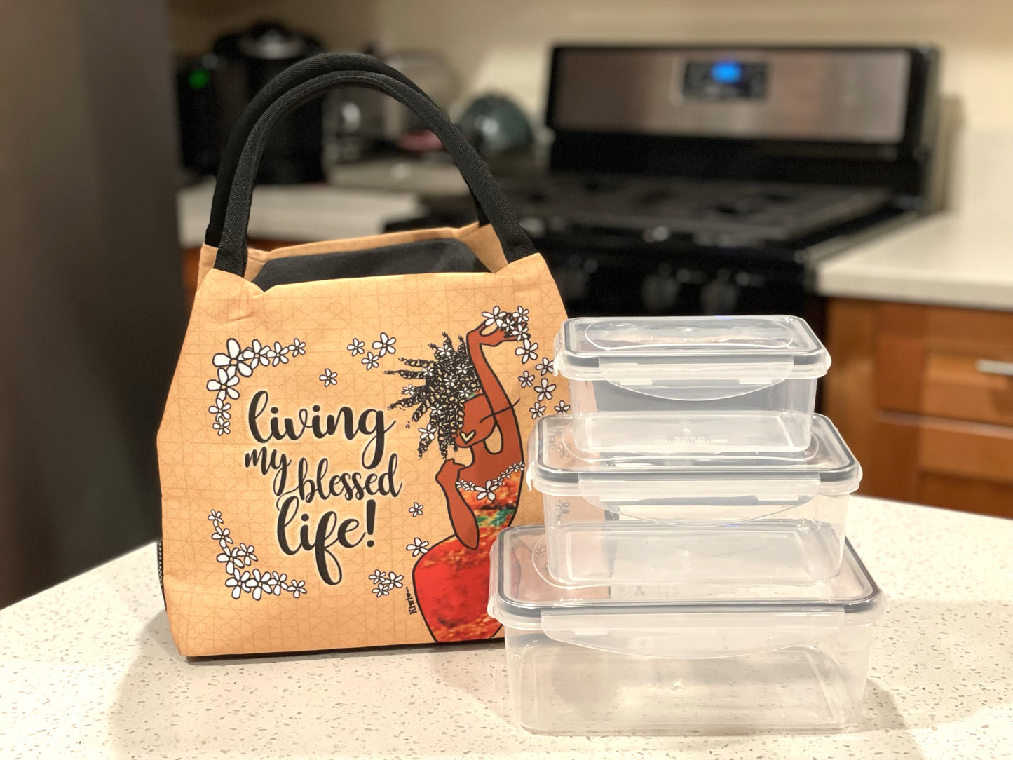 PRE-ORDER: Inspirational African American Art Lunch Bag (2 Designs)