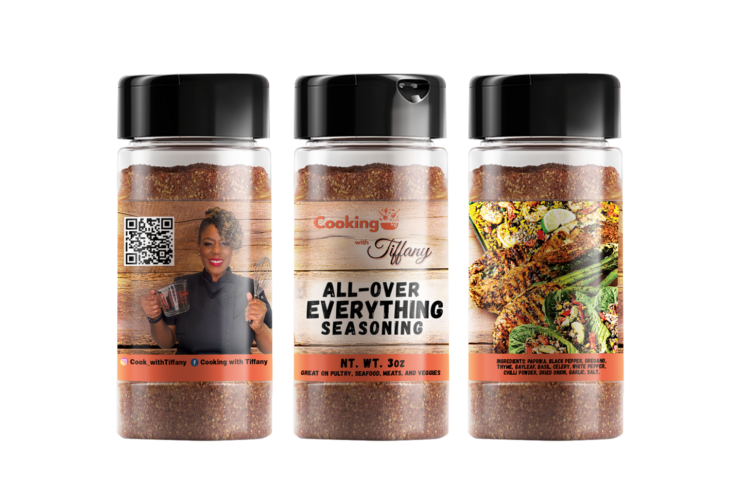 Cooking with Tiffany ALL-OVER EVERYTHING Gourmet Seasoning