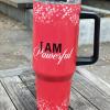 PRE-ORDER: 40oz Inspirational Tumbler with Handle (2 Designs)