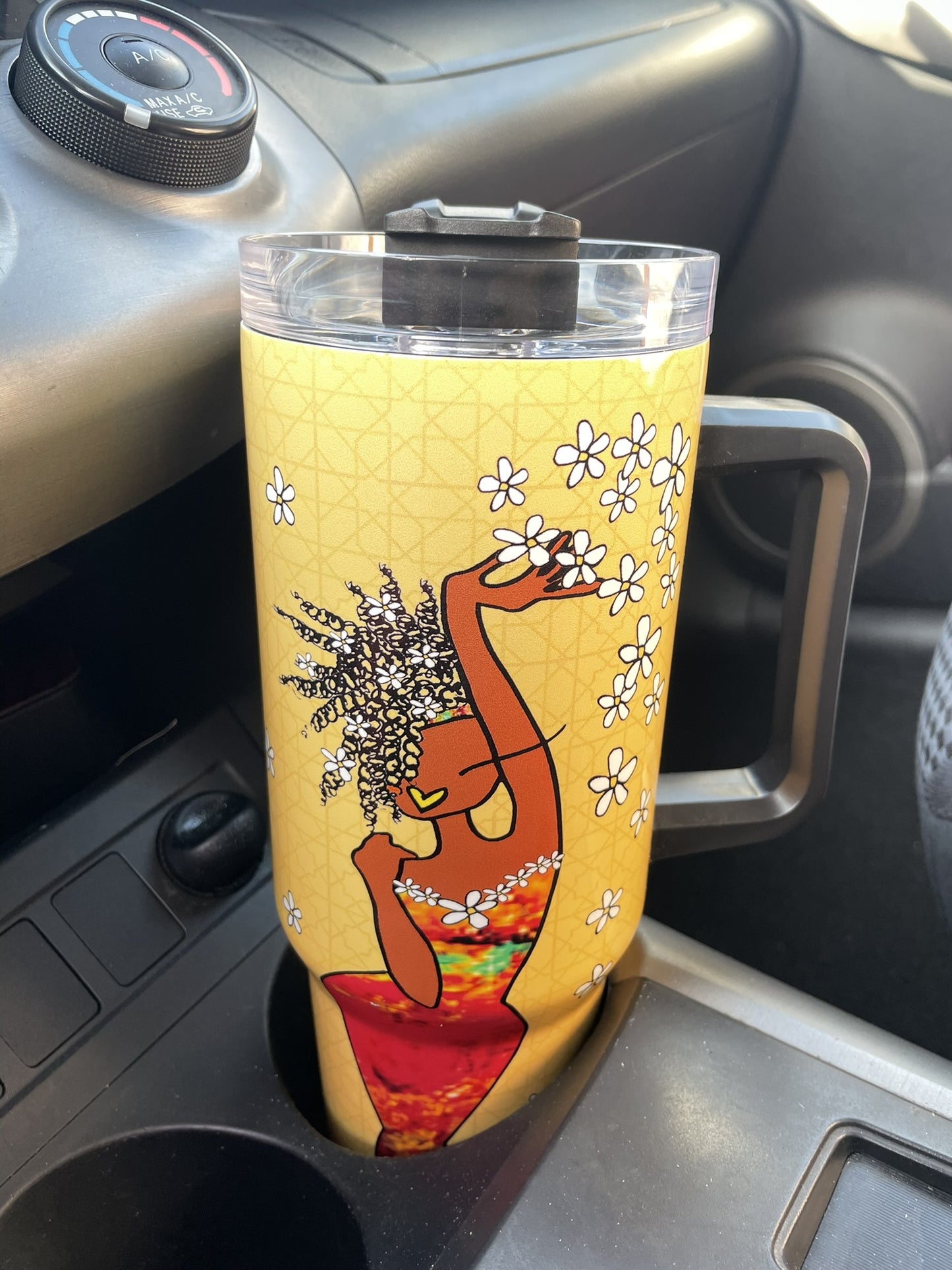 PRE-ORDER: 40oz Inspirational Tumbler with Handle (2 Designs)